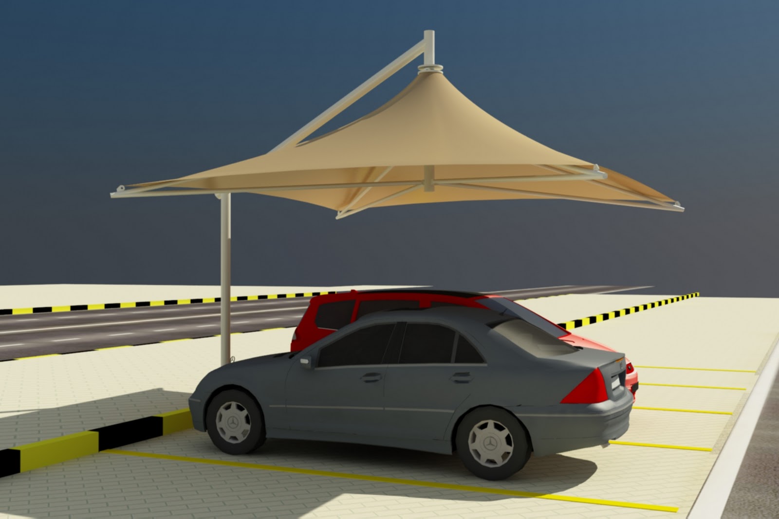 Tensile Car Parking